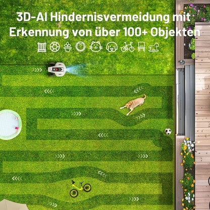 MAMMOTION YUKA 1500 Mähroboter Ohne Kehrmaschinen-Kit